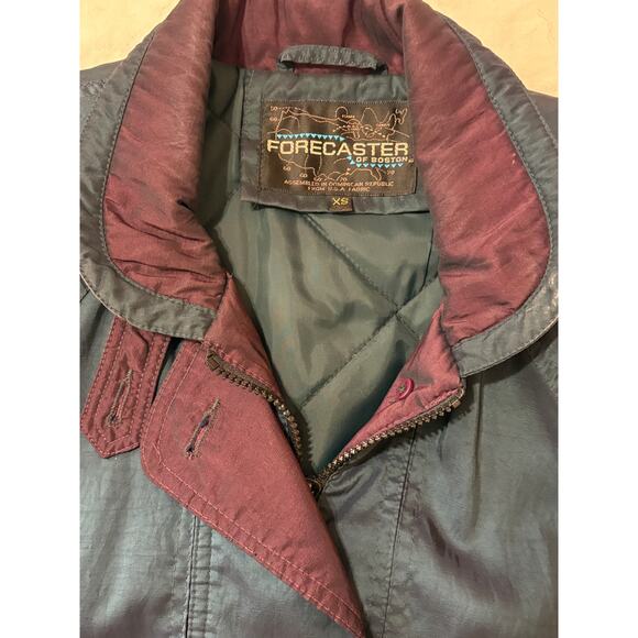 VTG (80-90’s)Forecaster of Boston XS Womens Rain Coat Thermoloft  Insulation EUC - Picture 12 of 15
